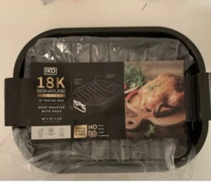 Iko 18k 16.5 Gold Non Stick Deep Roaster - Picture 1 of 4