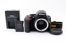 Nikon D5500 24.2 MP Digital SLR Camera Black Body Only 1,601 Shots From Japan 