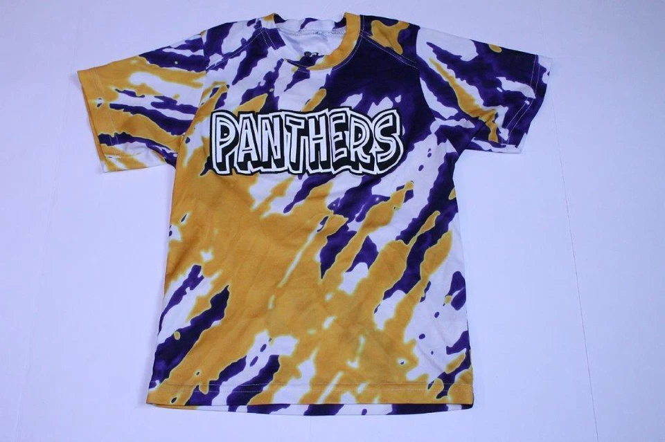 Youth Northern Iowa UNI Panthers XS Tie-Dye Shirt Badger Sport - Image 1 of 1