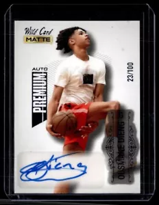 2022-23 WILD CARD AZUL MATE PREMIUM/100 AUTO OUSMANE DIENG - Imagen 1 de 1