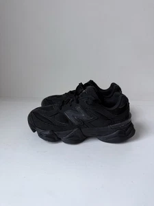 US Kids Boys Preschool New Balance 9060 Size 2 GC9060JB BLACK BLACK NOIR - Picture 1 of 9