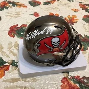 Rob Gronkowski AUTOGRAPH Tampa Bay Bucs Mini Helmet w/ *Player Holo* SIGNED - Picture 1 of 6