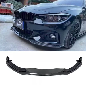 PARA BMW F32 F36 SERIE 4 2014-20 M SPORT ESTILO LOCO FIBRA DE CARBONO PARACHOQUES DELANTERO LIP - Imagen 1 de 9