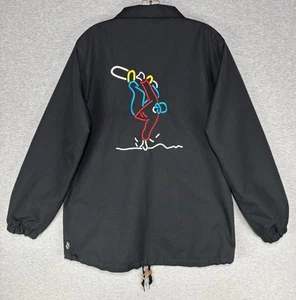 AIRBLASTER Bruiser Work Jacket Mens Large Street Layer Lift Rat Canvas Neon BA - Picture 1 of 13