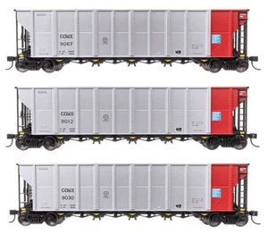 Juego de tolvas de carbón Walthers Mainline HO 56874 Commonwealth Edison COMX 50' RD-4 - Imagen 1 de 4