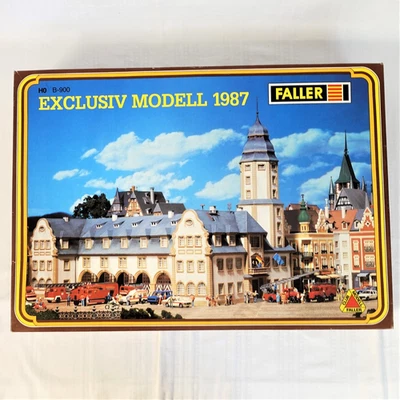 H0 Faller B-900 Hauptfeuerwache Exclusiv Modell 1987 limitiert mit OVP - Bild 1 von 4