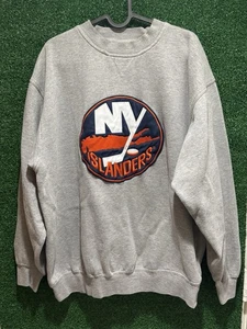 Vintage 90s Lee Sport NHL New York Islanders Hockey Sweatshirt sz Large - Picture 1 of 8