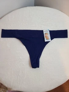 NWT Jockey Soft Touch Lace Trim Modal Stretch Thong Panty Size XXL (9) - Picture 1 of 5