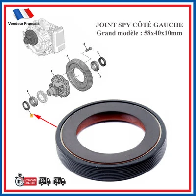 Joint Spi Différentiel Boite à Vitesses côté Gauche pour C4 C5 NEMO SAXO XSARA - Photo 1/4