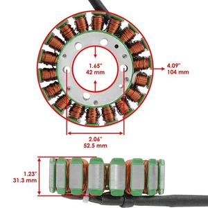 Stator & Gasket for Yamaha Mountain Lite PZ50M/Phazer Gt PZ50Gt 2007 2008-2013 - Picture 1 of 6