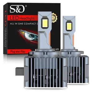2X D1S D1R LED Headlight Bulbs 120W 60000LM 6000K White Replace Conversion Lamp - Picture 1 of 9