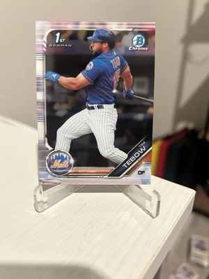 2019 Bowman Chrome Tim Tebow 1st Bowman Chrome Prospects Card No. BCP-156 - Image 1 of 2