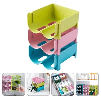 3 Pcs Ordnungsboxen Küche Küchen Aufbewahrungsboxen Speicherbehälter - Bild 1 von 4