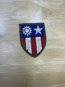 Vintage China Burma Indien Patch US Army WWII CBI Schild zum Aufnähen - Bild 1 von 3