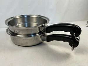Saladmaster 2 Qt Stainless Steel Saucepan Steamer Insert w/ Bakelite Handles USA - Picture 1 of 19