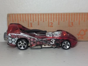 Vintage 1995 Hot Wheels Red Power Rocket #3 Chase Windshield Lifts Up - Picture 1 of 12