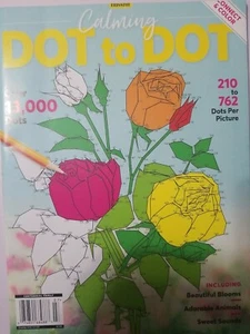 BLISSFUL CALMING DOT TO DOT " ROSES" 2021 M18 - Picture 1 of 2