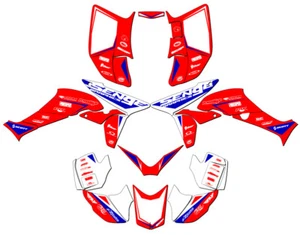 Kit de gráficos TRX 450R 2006-2017 BINARIO rojo Senge compatible con Honda - Imagen 1 de 7