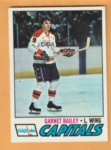 Garnet Bailey Washington Capitals 1977-78 Topps #196 11Z - Bild 1 von 2