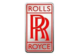 Vintage Rolls Royce Silver RED Color Car Radiator Small RR Logo Emblem |Fit - Bild 1 von 7