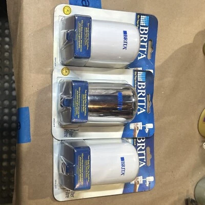 3 NEW Brita Faucet System Water Replacement Filter Fits FF-100 or OPFF-100 Mixed - Image 1 of 4