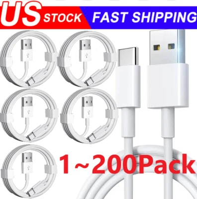 For iPhone15 Pro Max Plus USB-A Cable Fast Charger Type C Charging Data lot Cord - Image 1 of 4