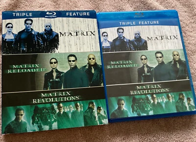 The Matrix / Matrix Reloaded / Matrix Revolutions (Blu-ray, 2013, 3-Disc Set) - Image 1 of 4