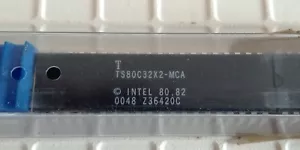 LOT OF 2 UNITS TS80C32X2 INTEL 80C32 MICRO PROCESSOR DIP 40 PIN - Picture 1 of 1