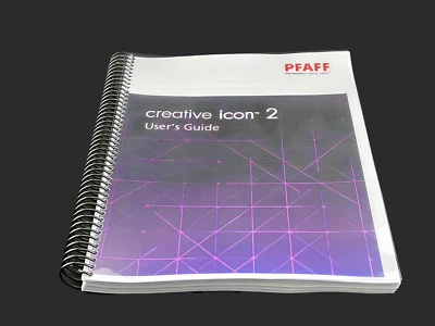 PFAFF Creative Icon 2 Instruction Manual W/ Voice Control Guides: Full Color - Image 1 of 4