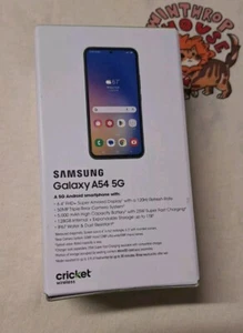 Brand New Samsung Galaxy A54 6GB RAM 128 GB Storage dual (Sim+eSim) Cricket Only - Picture 1 of 3