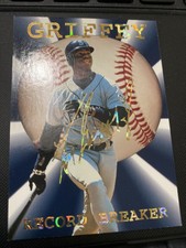 🔥1994-95 Sports Cards RECORD BREAKERS #140 Ken Griffey Jr. SUPER RARE CARD🔥