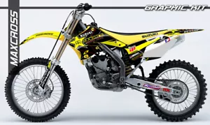 KIT GRÁFICO MAXCROSS SUZUKI RMZ 250 2004-2006 CALCOMANÍAS PEGATINAS KIT COMPLETO STD4 - Imagen 1 de 6