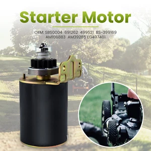 12v Starter for Briggs & Stratton Toro Lawn Mower 16 Teeth 795121 499521 5778 - Picture 1 of 13