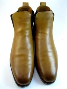 Allen Edmonds "LIVERPOOL" Men's Leather Chelsea Boots 11 D Walnut (375N) - Picture 1 of 11