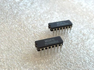 2x MC671L Motorola Circuit DTL Logic IC 3 entradas NAND - Aplicaciones industriales - Imagen 1 de 5
