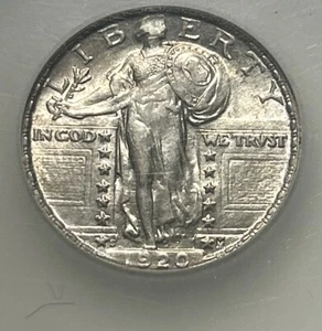 20er Jahre Standing Liberty Choice Stempelglanz sehr selten diese Erhaltung! lo bid - Bild 1 von 7