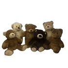 Huge Lot Of 6 Build A Bear 16” Teddy Plush Stuffed Animal Brown Beige Tan BAB