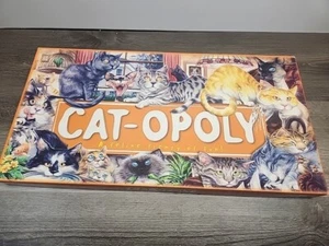 Cat-Opoly Board Game - A Feline Frenzy of Fun - Complete/Open Box - Picture 1 of 7