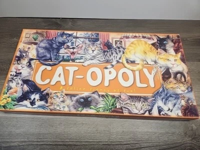 Cat-Opoly Board Game - A Feline Frenzy of Fun - Complete/Open Box - Image 1 of 4