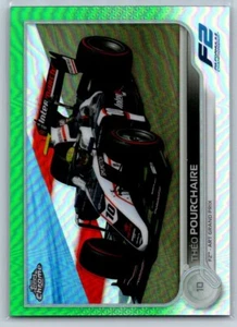 2022 Topps Chrome F1 Green Théo Pourchaire /99 - Bild 1 von 2