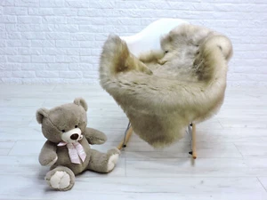 ALFOMBRA DE PIEL DE OVEJA GENUINA ALFOMBRA PELUDA TOPO ALFOMBRA INCREÍBLEMENTE SUAVE CUBIERTA DE SILLA 332 - Imagen 1 de 8