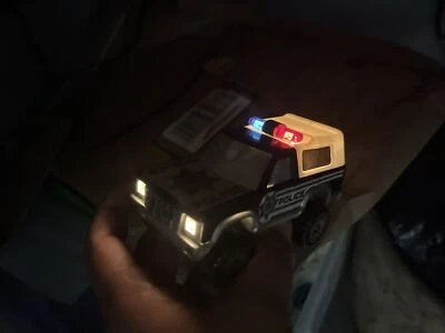 Camión de policía electrónico Buddy L Corp 1983 de colección luces de plástico funciona coleccionable Foto 1 de 4