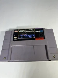 SNES Nigel Mansell's World Championship Racing (1992) - ¡PROBADO Y FUNCIONANDO! - Imagen 1 de 6