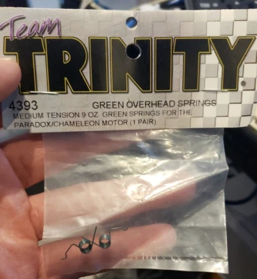 Trinity 4393 Paradox/Chameleon Spring Set Green Medium Overhead Vintage RC Part - Image 1 of 3