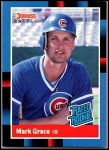 1988 novato clasificación Donruss radiocontrol #40 Mark Grace ¡ENVÍO GRATUITO! - Imagen 1 de 2
