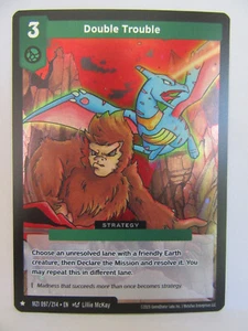 Juego base Double Trouble 097/214 1 estrella rara tarjeta holográfica MZ1 Metazoo 2025 - Imagen 1 de 6