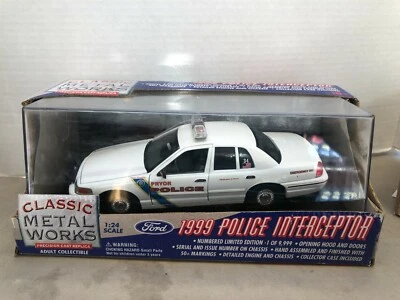 1/24 CLASSIC METAL WORKS 1999 FORD CROWN VICTORIA PRYOR POLICE TIGER COUNTY - Image 1 of 2