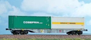 ACME 40406 Carro intermodale Tipo Sgnss Ermewa bulk 30" Cogefrin e Bertschi - Imagen 1 de 6