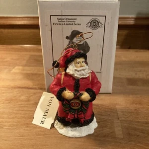 Indiana Hoosiers Weihnachtsmann Vintage Weihnachtsschmuck Logo Kranz 2000 IE - Bild 1 von 9