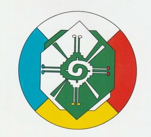 HUNAB-KU - AUFKLEBER - Mayakalender / Jose Arguelles / Johann Kössner - NEU - Bild 1 von 1